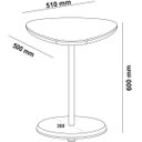 Ver imagem 7 de Mesa de Apoio Bel Alta Menta