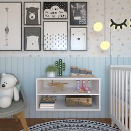Nicho com Prateleira Quarto Infantil - 6