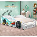 Ver imagem 1 de Cama Carro Vrooom Branco Solteiro