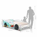 Ver imagem 2 de Cama Carro Vrooom Branco Solteiro