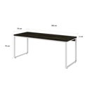 Ver imagem 6 de Mesa Kuadra Diretor 180x70x75cm Carvalho Dark - Est. Branca