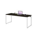 Ver imagem 5 de Mesa Kuadra Diretor 180x70x75cm Carvalho Dark - Est. Branca