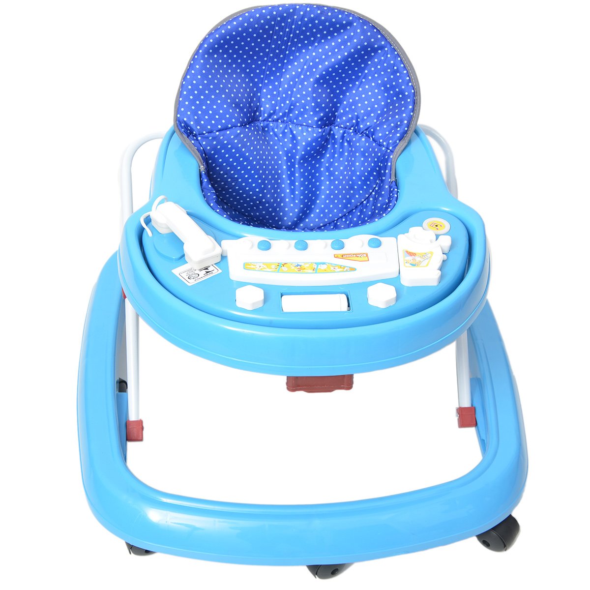 Andador para Bebês Musical Bateria Infantil com 3 Regulagens 6 A 15 Meses Bonpoint - Azul - 2