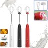 Mini Misturador Batedor Mixer Portátil Bebidas Ovos Usb:PRETO - 4