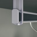 Ver imagem 3 de Suporte Topo Bastão Cabideiro Vesto 28x12mm Acabamento Champagne Claro Rometal 01 Unidade