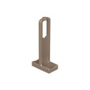 Ver imagem 1 de Suporte Topo Bastão Cabideiro Vesto 28x12mm Acabamento Champagne Claro Rometal 01 Unidade