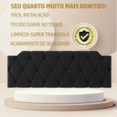 Ver imagem 5 de Cabeceira para Cama Queen Size Casal 1,60m Estofada Preto - Modelo Kelly
