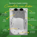 Ver imagem 6 de Banheira Dupla Lindóia Completa com Hidro em Acrílico - 1.50x1.10x0.40 - 220v