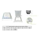 Ver imagem 5 de Tampa Casa Máquina Piscina Lisa Articulada Grelha 80x80cm B1