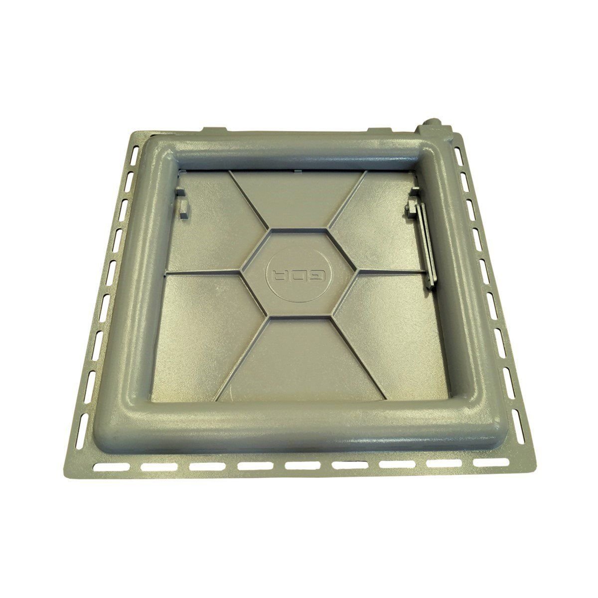Tampa Casa Máquina Piscina Lisa Articulada Grelha 80x80cm B1 - 3