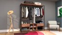 Ver imagem 4 de Guarda-Roupa Casal Industrial Preto/Demolição Tama