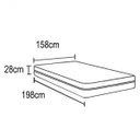 Ver imagem 3 de Colchão Queen Portobel D45 Orthopedic 158x198x28