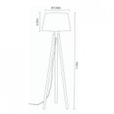 Ver imagem 2 de Luminária de Chão Cúpula Trippé Madelustre