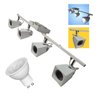Luminária Spot Trilho 4 Luzes + 4 Lampadas Led - 1