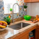 Ver imagem 1 de Torneira de Cozinha Gourmet de Bancada 360° Moderna Cromada Prata Inox 304 Brinovar