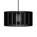 Ver imagem 3 de Luminária Pendente Berlim Modelo Ripado -:Preta