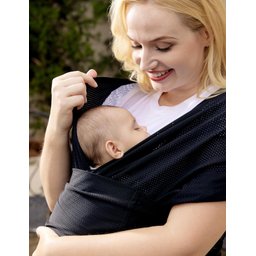 Momcozy Sling Air-mesh Ajustável Preto para Bebês de 3,6 a 15,8kg - 8