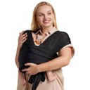 Ver imagem 1 de Momcozy Sling Air-mesh Ajustável Preto para Bebês de 3,6 a 15,8kg
