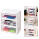 Ver imagem 1 de Organizador Gaveteiro 3 Gavetas Mesa Bancada Documentos Acessorios Multiuso Escritorio Porta Joias