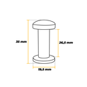 Ver imagem 3 de Gancho para Cabide e Bolsas de 26mm Cromado