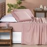 Jogo de Lençol Casal Yara Bordado 4 Peças Rosa - 3