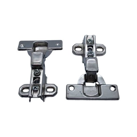 Dobradiça Hettich Sot Alta (Curva) + Calco D3 Para 15 Mm (Kit C/10)