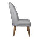 Ver imagem 2 de Cadeira de Jantar Helena Suede Cinza - Dominic Decor