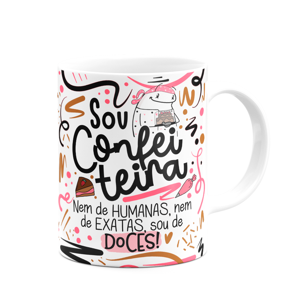 Caneca Flork Profissões - Sou Confeiteira - 2