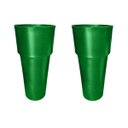 Ver imagem 1 de Kit 2 Vaso Plantar Lux 65x30 Decoração Hall Entrada Jardim Design Elegante