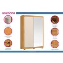 Ver imagem 5 de Guarda Roupa Casal 2PORTAS 4GAVS Riva 2.4 Off White Demóbile