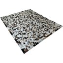 Ver imagem 2 de Tapete de Couro Marrom Misto 2,00x2,50 com Borda Peça 5x5cm