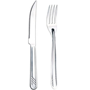 Ver imagem 1 de Jogo De Talheres 48 Peças Garfo e Faca Inox Linha Moniz