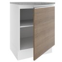 Ver mais imagens de Balcão Glamy 60 cm 1 Porta Branco e Rustic Madesa
