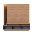 Ver imagem 3 de Estante Home Humaita 1,8m para Tv de 65" Freijo/cinza Fosco - Colibri