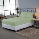 Ver imagem 2 de Jogo de Lençol Dia a Dia Liso 3 Peças Casal 80% Algodão - 20% Poliéster Percal 140 Fios Cor: