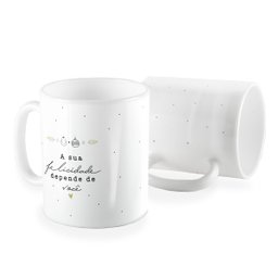 Caneca A sua felicidade depende - 1