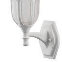 Ver imagem 5 de 2 Arandelas Externas Modenas Brancas de Parede Clássicas 38cm Casas Jardim Dital