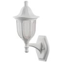 Ver imagem 2 de 2 Arandelas Externas Modenas Brancas de Parede Clássicas 38cm Casas Jardim Dital