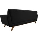 Ver imagem 6 de Sofá 04 Lugares 230cm com Base de Madeira Miami Veludo Preto - CasaePoltrona