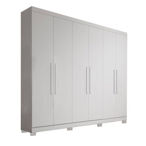 Guarda-roupa Sergipe 6 Portas de Abrir Bianchi