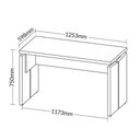 Ver imagem 2 de Mesa para Escritório Canadá Nogal Preto