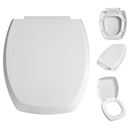 Ver imagem 4 de Tampa de Vaso Assento Sanitário Tr para Bacia Thema Incepa Soft Close 1.6gpf 6.0lpf