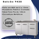 Ver imagem 3 de Armario Aereo 4 Portas e Balcao 120cm Branco Mobbs