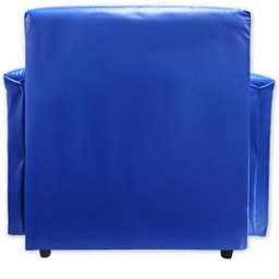 Poltrona Infantil Sofazinho Reforçada Decoração Modelos Azul Liso - 6