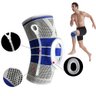 Joelheira Ortopedica Compressao Gel Silicone Suporte Joelho Apoio Patela Ajuda Musculaçao Articula - 1