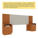 Ver imagem 5 de Cabeceira Box Casal Ripado com Carregador USB Yescasa