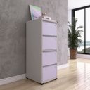 Ver imagem 2 de Gaveteiro Arquivo em Aço 4 Gavetas OF04SLTCM