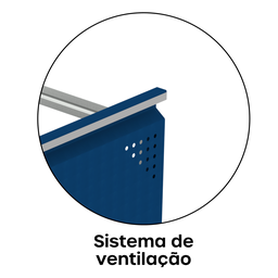 Gaveteiro Arquivo de Aço 4 Gavetas OF04SLTCM  - 10