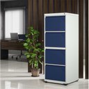 Ver imagem 2 de Gaveteiro Arquivo em Aço 4 Gavetas OF04SLTCM