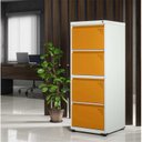 Ver imagem 2 de Gaveteiro Arquivo em Aço 4 Gavetas OF04SLTCM